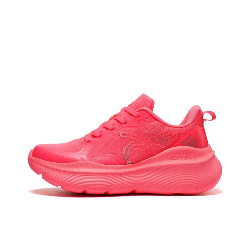 HUITENG Running Shoes Unisex Low Top Rainbow Pink/Dream Purple/Sky Blue/Sunrise Orange/Midnight Black-5