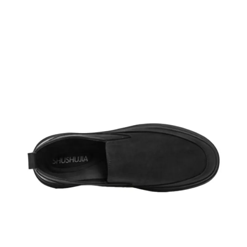 Shu Family Cushioning Breathable Low-Top Casual Shoes Men's Black-1