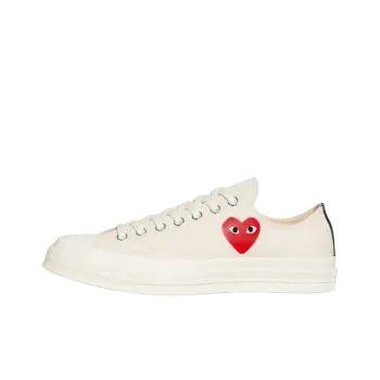 Converse Chuck Taylor All Star 70 Ox Comme Des Garcons PLAY Single Heart Milk