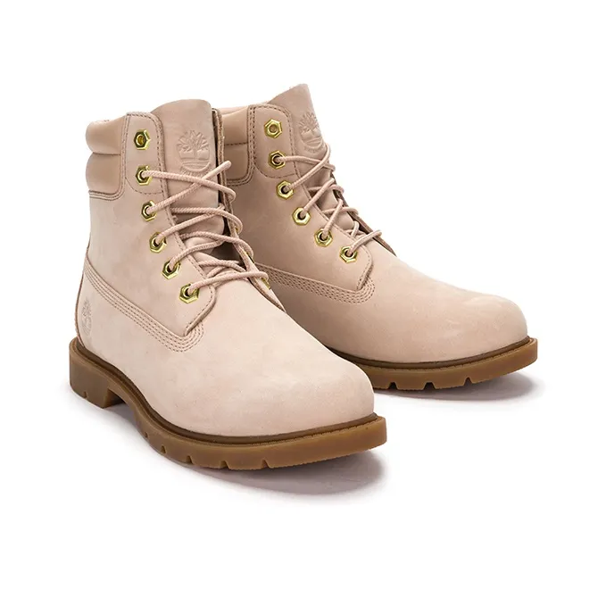 Timberland Linden Woods 6 Inch Waterproof Boots 'Light Beige Nubuck' Women's-3