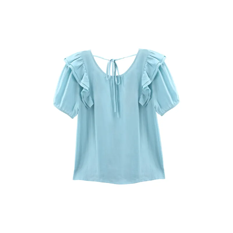 A Paradise For Awakening Shirt Women's Lake Blue-1