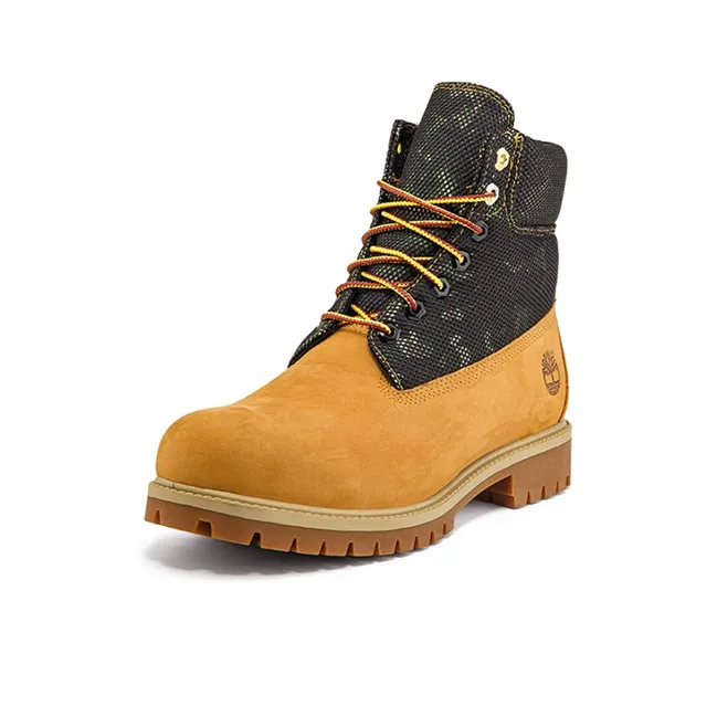 Timberland Heritage 6 Inch Boot 'Wheat Nubuck With Camo'-2