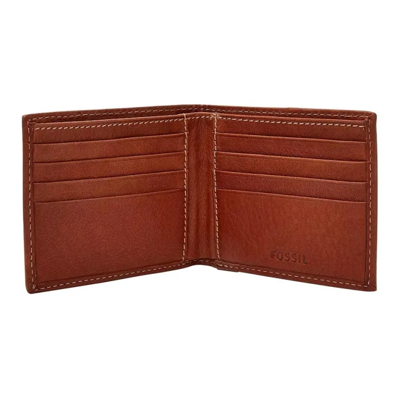 FOSSIL Leather Wallet Regular Men's Medium Umber-1