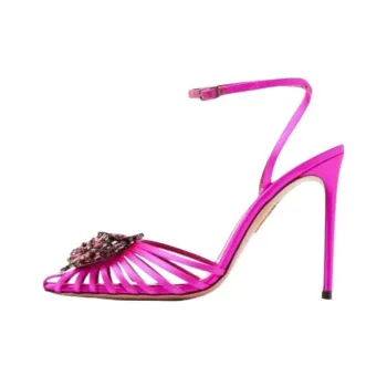 AQUAZZURA Margarita One Strap Sandals 10.5cm Women's Pink