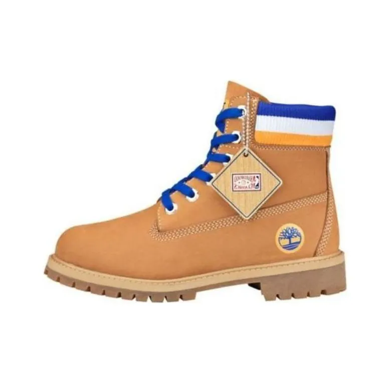 Timberland Mitchell & Ness X NBA X 6 Inch Premium Junior 'Golden State Warriors'-0