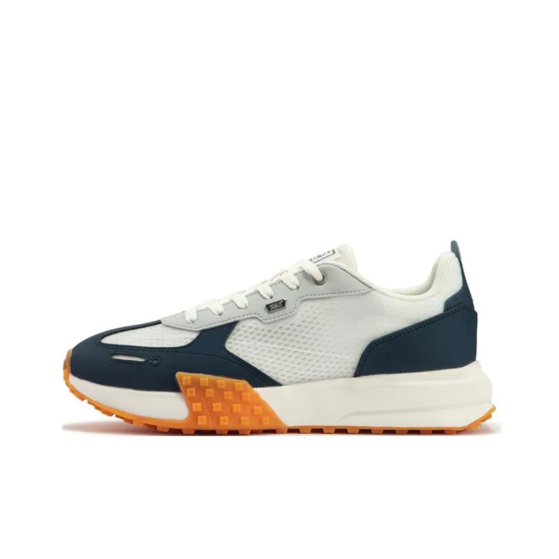 361° Cushioning And Breathable Low Top Casual Running Shoes Men's Blue White-0
