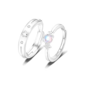 GIFU Colored Glaze Jade Rings Unisex