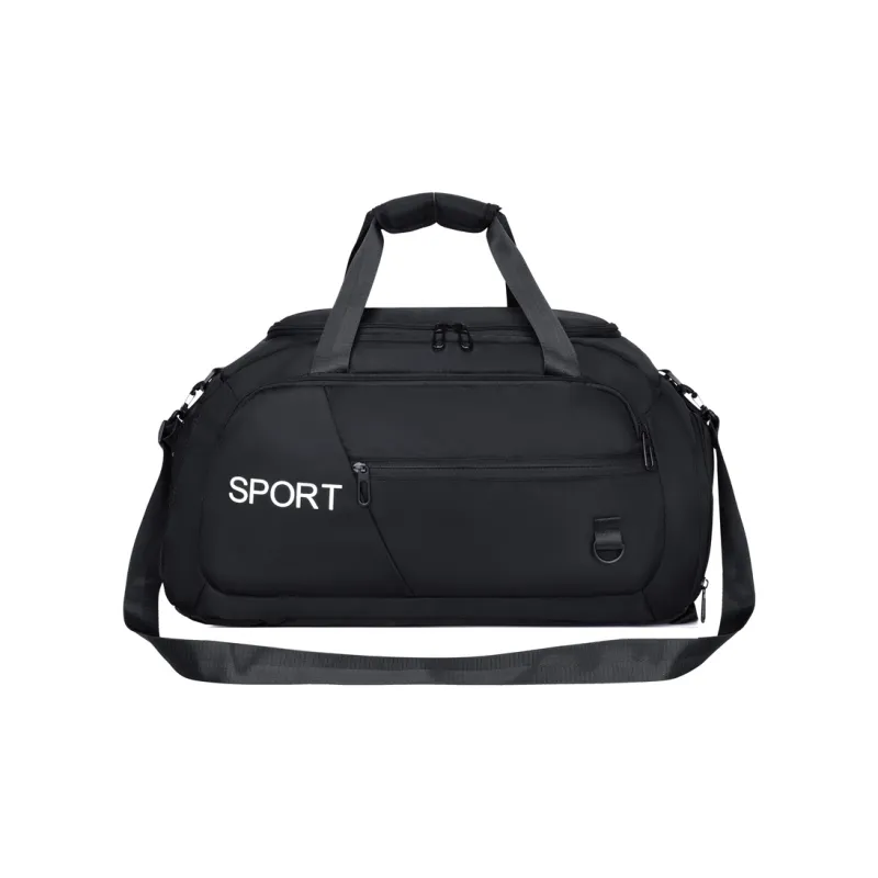 OURFUN Oxford Gym Bag Unisex Dark Gray/Black/Pink/Light Green/Dark Blue-3