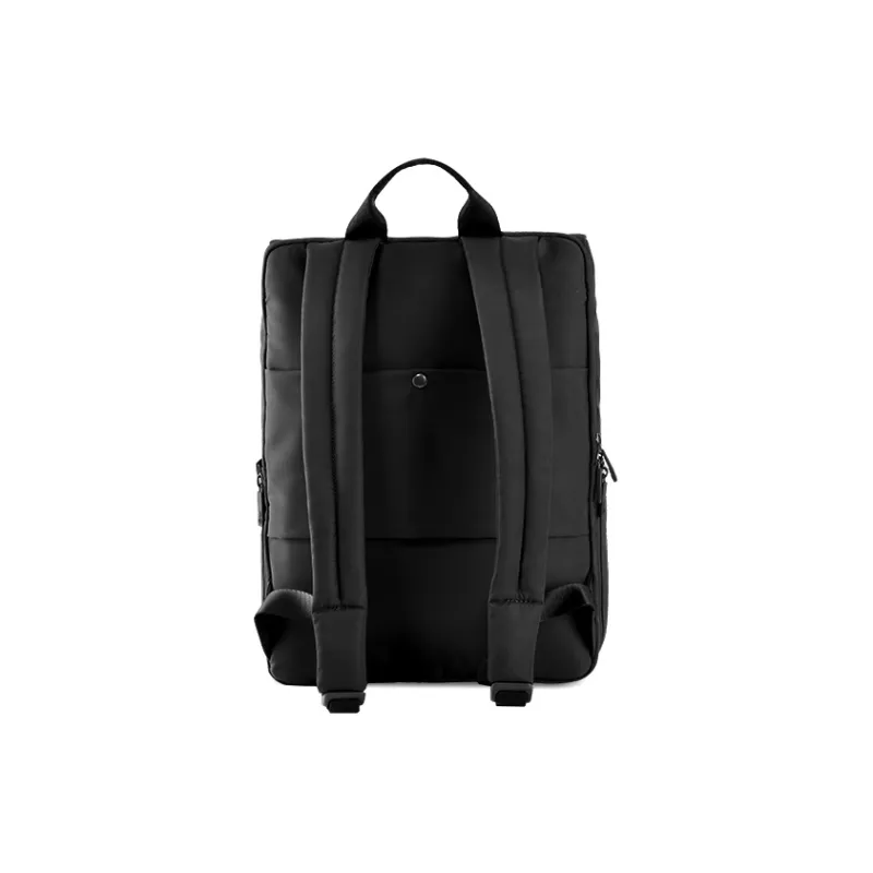 ECHOLAC Polyester Backpack Medium Size Unisex Orange/Black-7