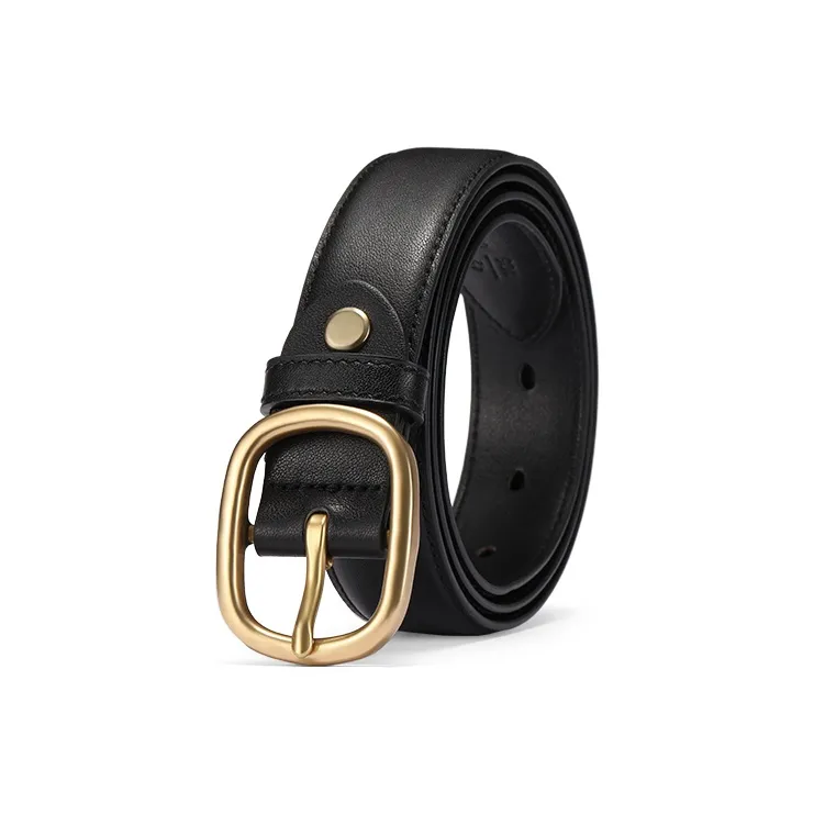 CARLE KELLEN Soft Comfortable Touch Cow Leather Leather Belts Women's Width 2.8CM-1