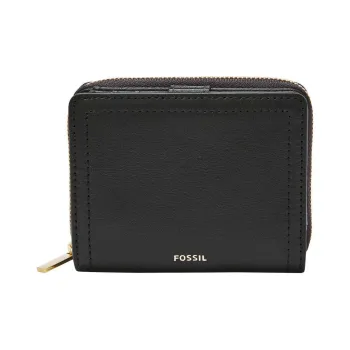 FOSSIL Leather Wallet Mini Women's Black
