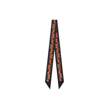 GIVENCHY Silk Scarves Women's Black