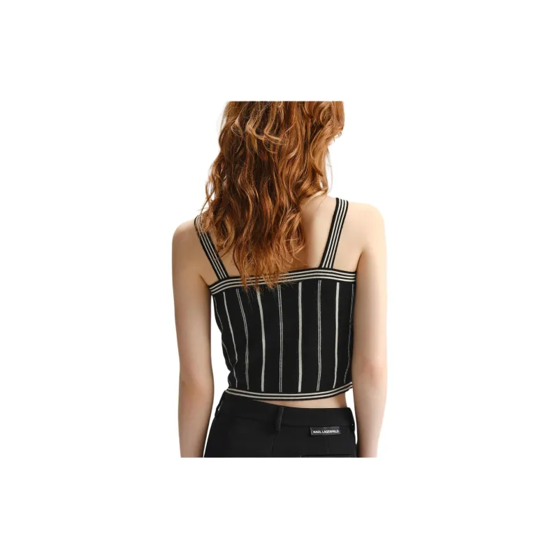 KARL LAGERFELD FW23 Camisole Women's Black-3