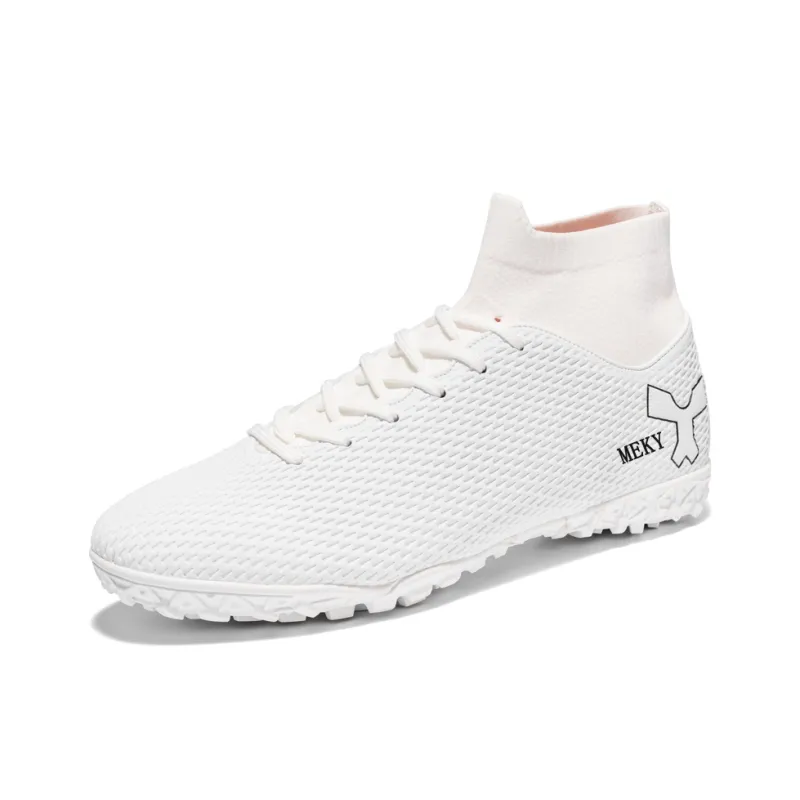 MEKY AG Rubber Short Studs TF Rubber Broken Studs Anti Slip Wear Resistant Soccer Shoes Unisex-26