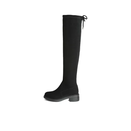 EVERAU Knee-high Boots Women's Black