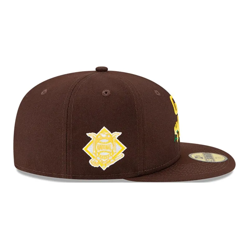 New Era Polyester Baseball Caps Unisex Brown-4