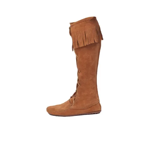 MINNETONKA Knee-high Boots Women's Brown