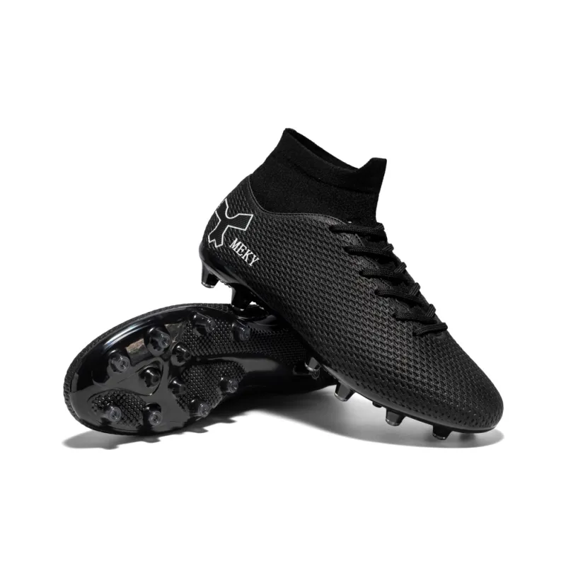 MEKY AG Rubber Short Studs TF Rubber Broken Studs Anti Slip Wear Resistant Soccer Shoes Unisex-3