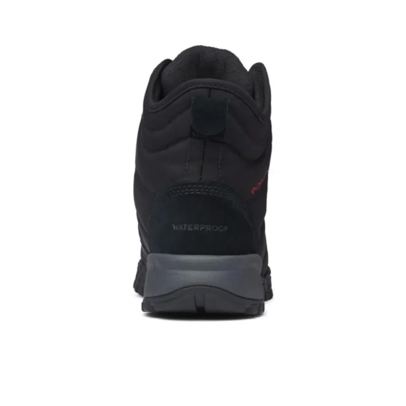 Columbia Fairbanks Ankle Boots Men's Black Red Overseas Version-4