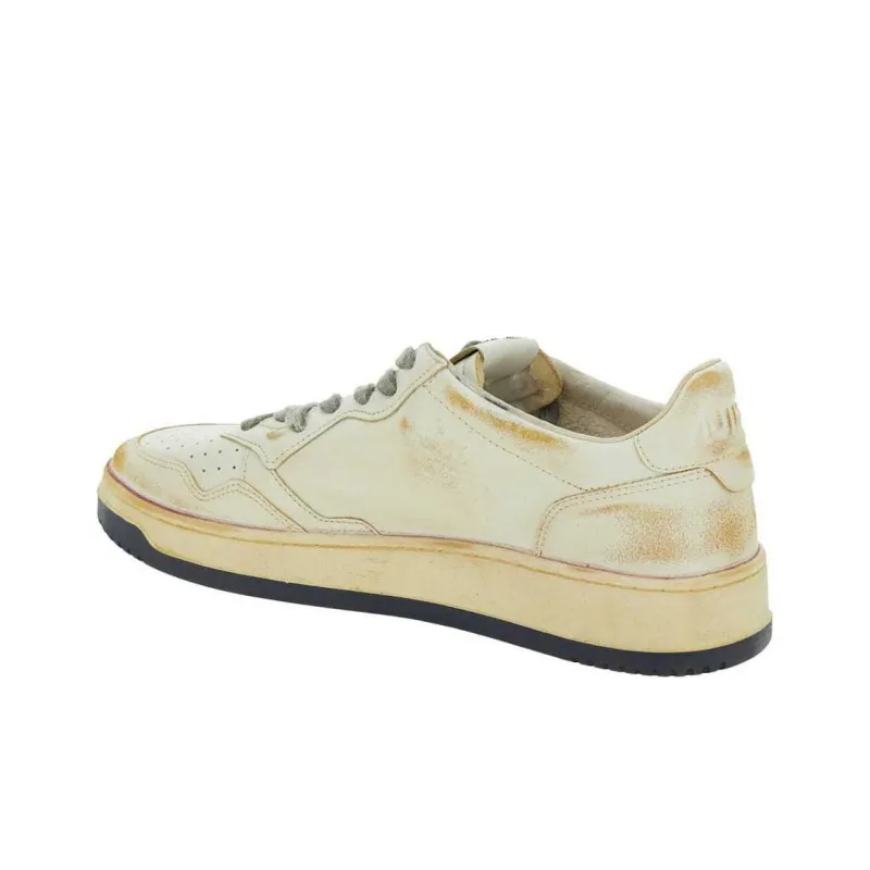 AUTRY Super Vintage Skateboard Shoes Men's Beige-3