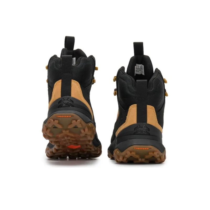 Timberland Wear Resistant High Top Trekking Shoes Men's Yellow Black-3