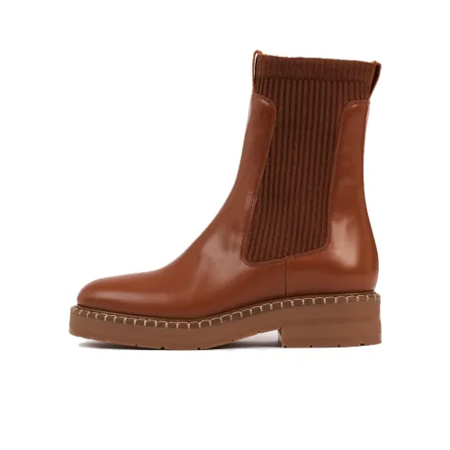 Chloé Noua Panelled Chelsea Boots