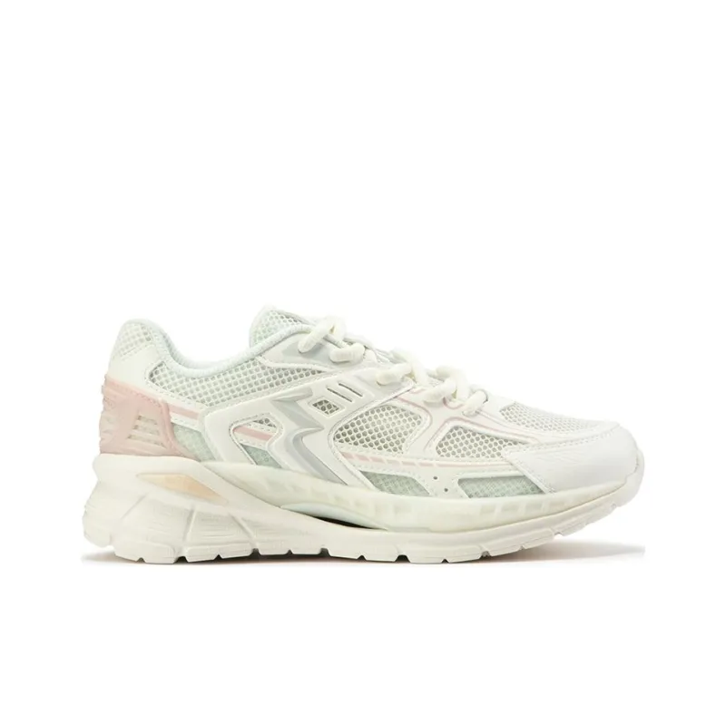361° Wear-Resistant Low-Top Casual Shoes Women's White-1
