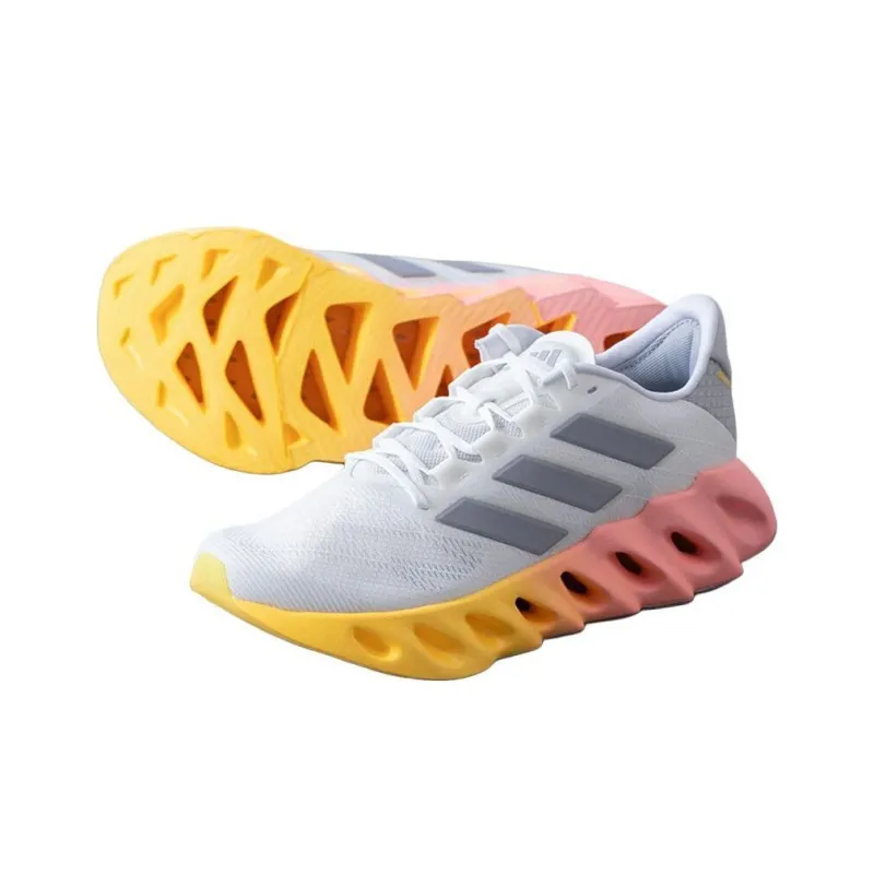 Adidas Switch FWD Durable Breathable Lightweight Low Top Training Running Shoes Men's White Gray-4