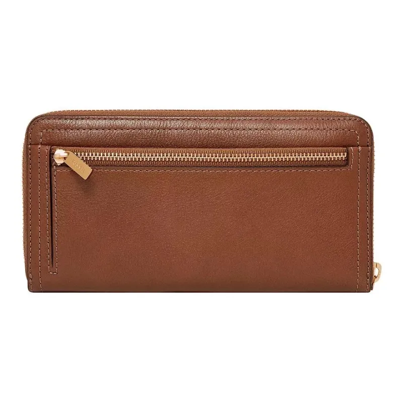 FOSSIL Leather Wallet Unisex Brown-1