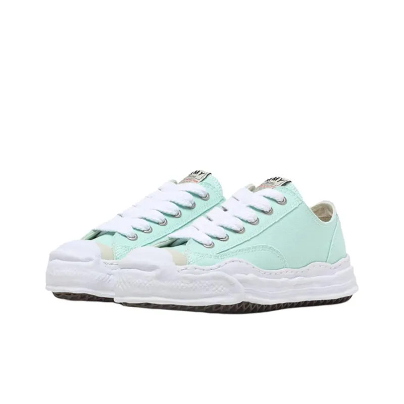 MIHARA YASUHIRO Hank Low-Top Casual Shoes Unisex Green-2