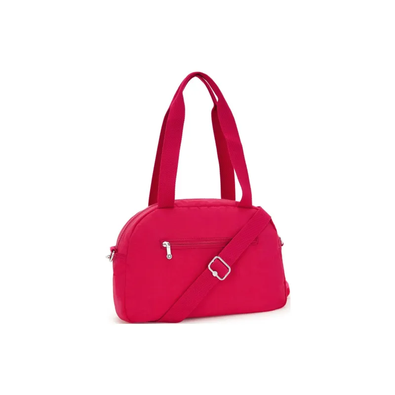 Kipling Recycled Polyamide Portable Crossbody Bag, Shoulder Bag Medium Size Women's Pink-2
