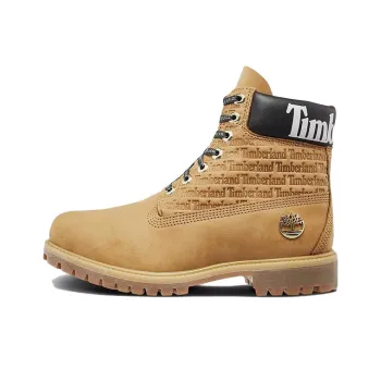Timberland 6 Inch Premium Logo Wide Fit Boots 'Wheat Nubuck'