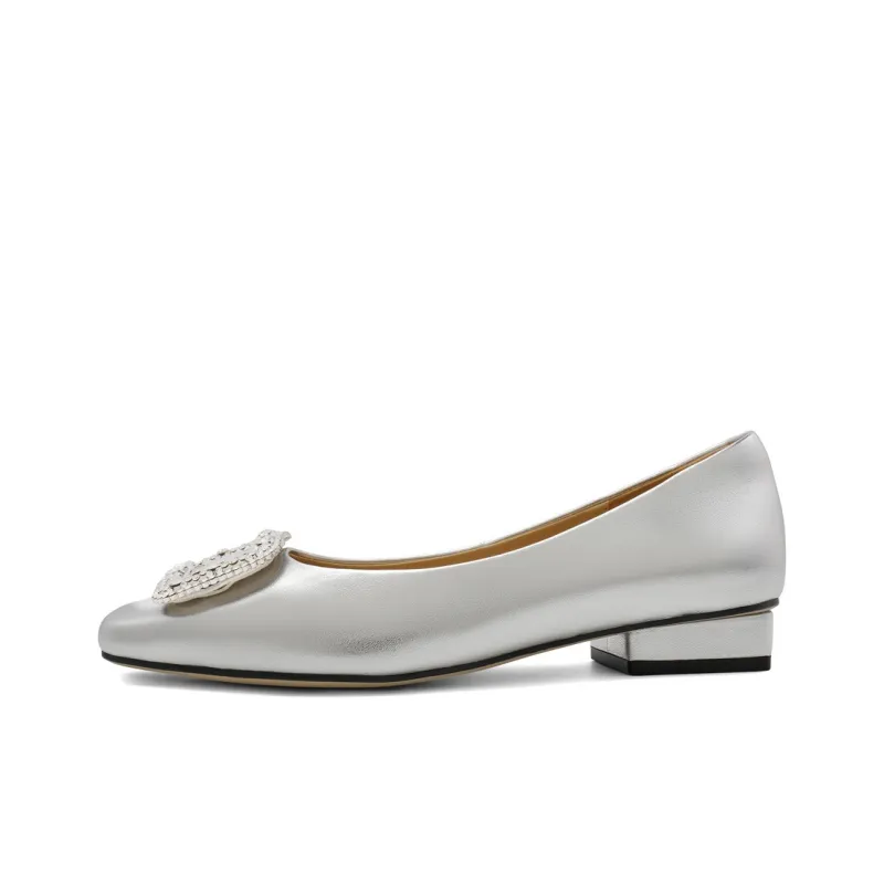 BELLE Women's Casual Shoes Women's Apricot/Silver/Black-6