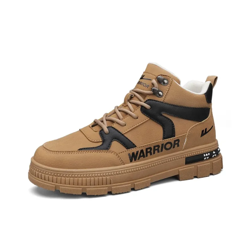 Warrior Work Boots Men's Khaki Black-1