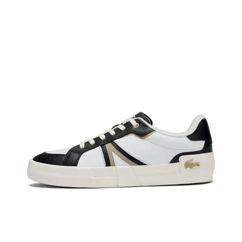 LACOSTE Skateboard Shoes Men's White Black-0