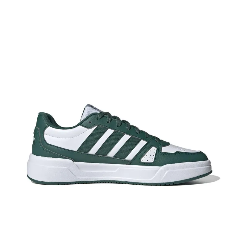 Adidas LITE BALLER Slip Resistant And Breathable Low Top Skateboard Shoes Men's Green White-1