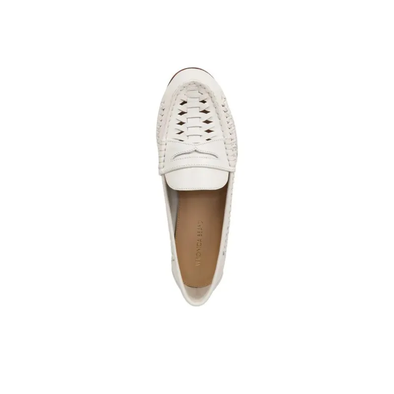 VERONICA BEARD Penny Loafers Women's White-4
