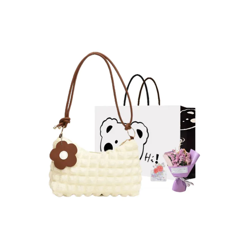 NX DOUGHNUT PU Crossbody Bag, Shoulder Bag Women's White-57
