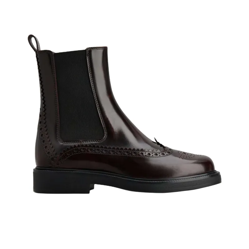TOD'S Tods Round Toe Ankle Boots Women's-1