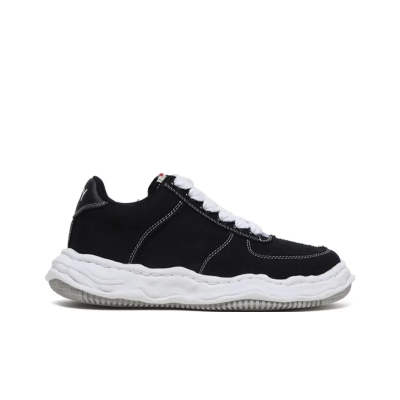 MIHARA YASUHIRO Wayne Low-Top Skateboard Shoes Unisex Black-1