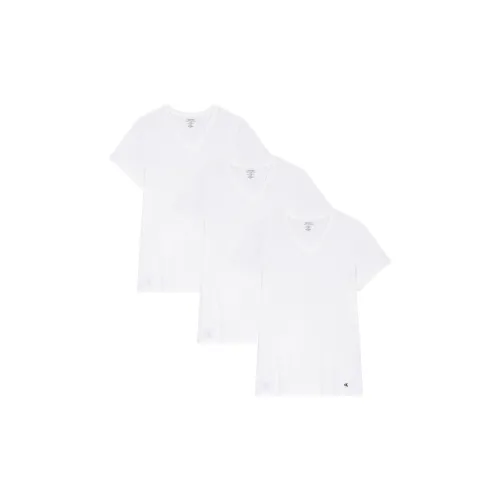 CALVIN KLEIN Undershirts Men's 3 Pack White