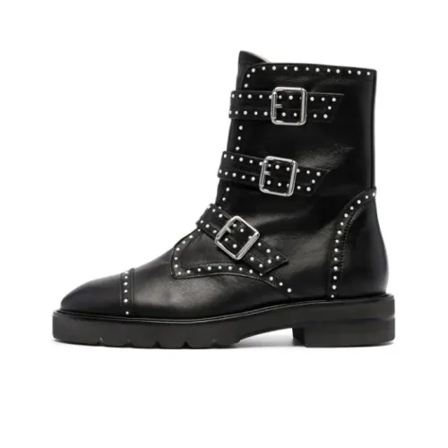 stuart weitzman Jesse Lift Studded Boots