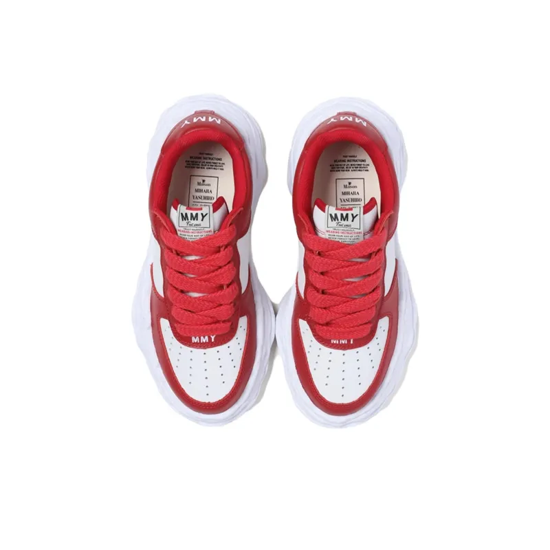 MIHARA YASUHIRO Wayne Low-Top Skateboard Shoes Unisex Red-3