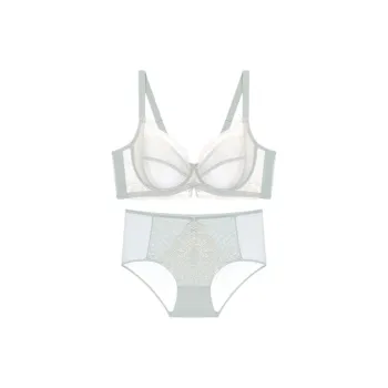 Emma Rose Underwear Set Women's Cream Blue