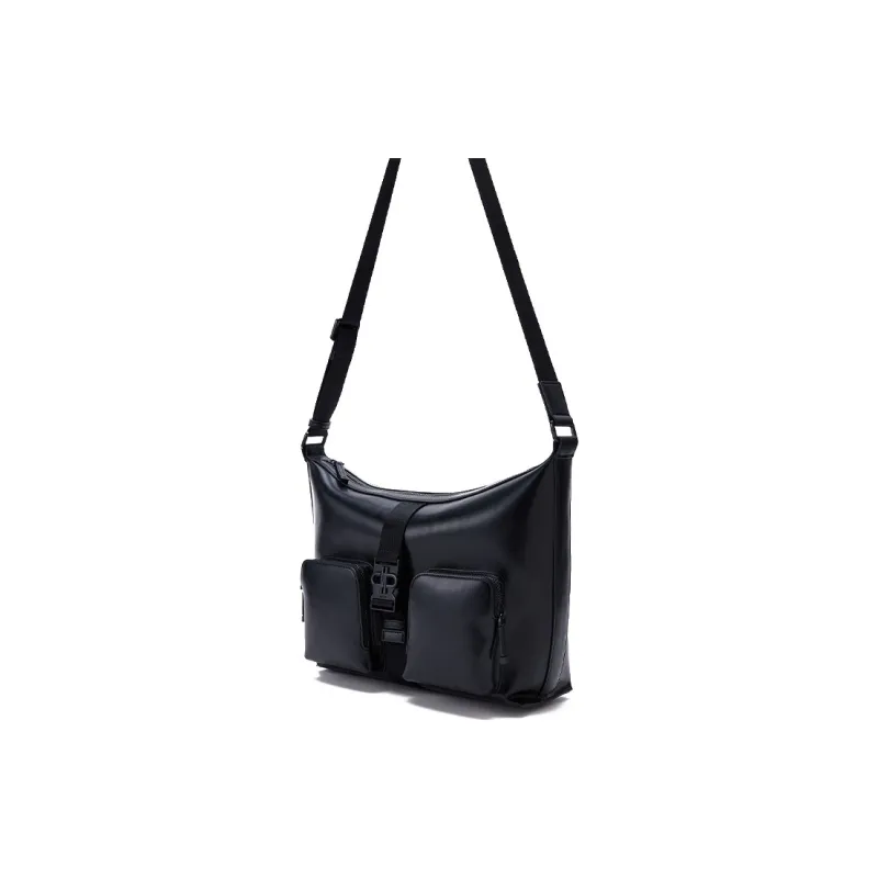 PEDRO Pu Crossbody Bag, Shoulder Bag Men's Black/Army Green/Light Taupe-1