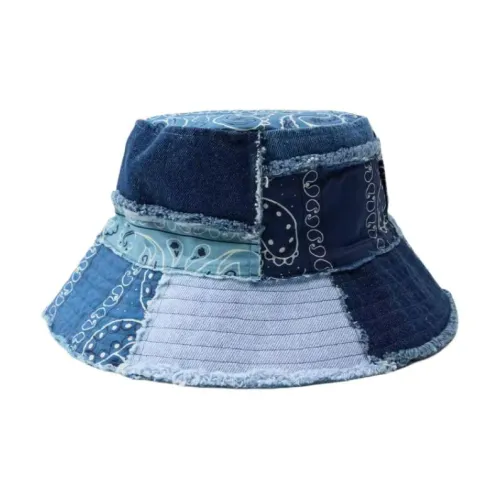 ZARA Cotton Bucket Hats Women's Blue