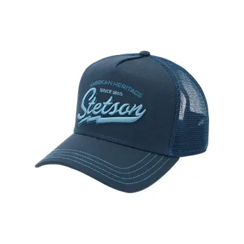 STETSON Cotton Baseball Caps Unisex Marine Blue