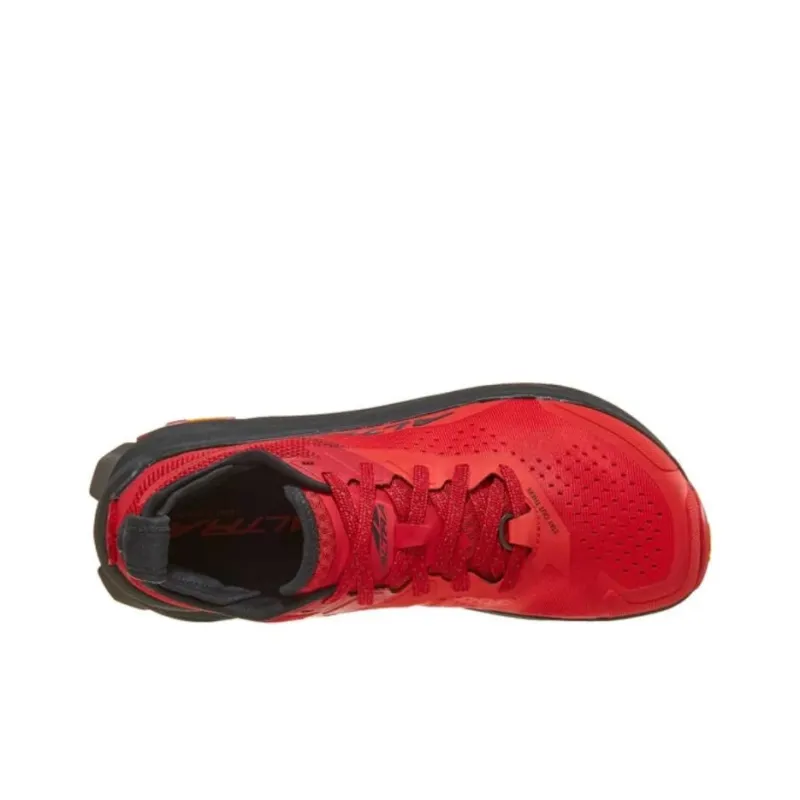 Altra OLYMPUS 6 Anti Slip Wear Resistant Low Top Trail Running Shoes Men's Red Black-3