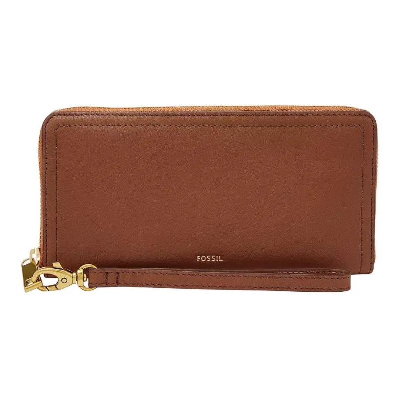 FOSSIL Leather Wallet Unisex Brown-0