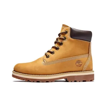 Timberland COURMA Kid 6 Waterproof, Abrasion Resistant Cushioning Ankle Length Outdoor Boots Women's Orange Yellow